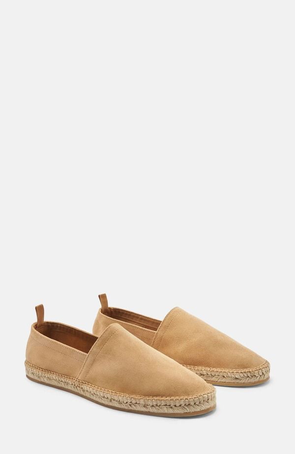 スカロッソ メンズ シューズ スリッポン・ローファー SCAROSSO Pablo Espadrilles Beige Suede ベージュ