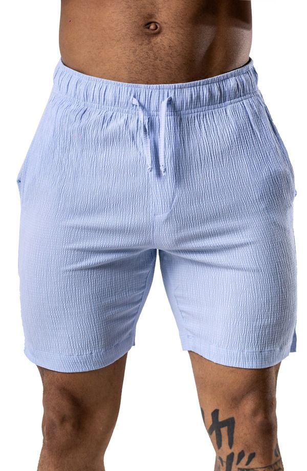 マセオ メンズ ボトムス ハーフパンツ・ショーツ ショートパンツ Maceoo Everyday Drawstring Shorts Blue ブルー