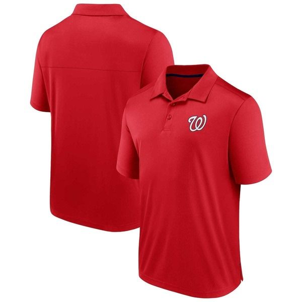 ファナティクス メンズ トップス ポロシャツ ダウン Mens Fanatics Branded Red Washingtonationals Hands Down Polo Red レッド