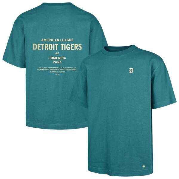 フォーティーセブン メンズ トップス Tシャツ Mens 47 Hunter Green Detroitigers Leon Foundation TShirt Hunter Green グリーン