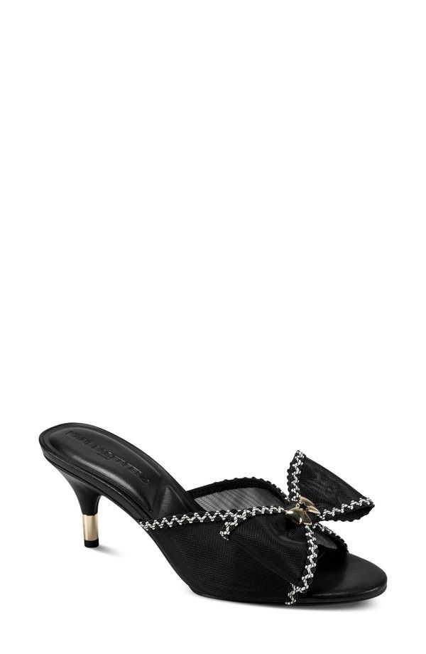 カール ラガーフェルド レディース シューズ ヒール サンダル KARLAGERFELD PARIS Damina Slide Sandal Black ブラック
