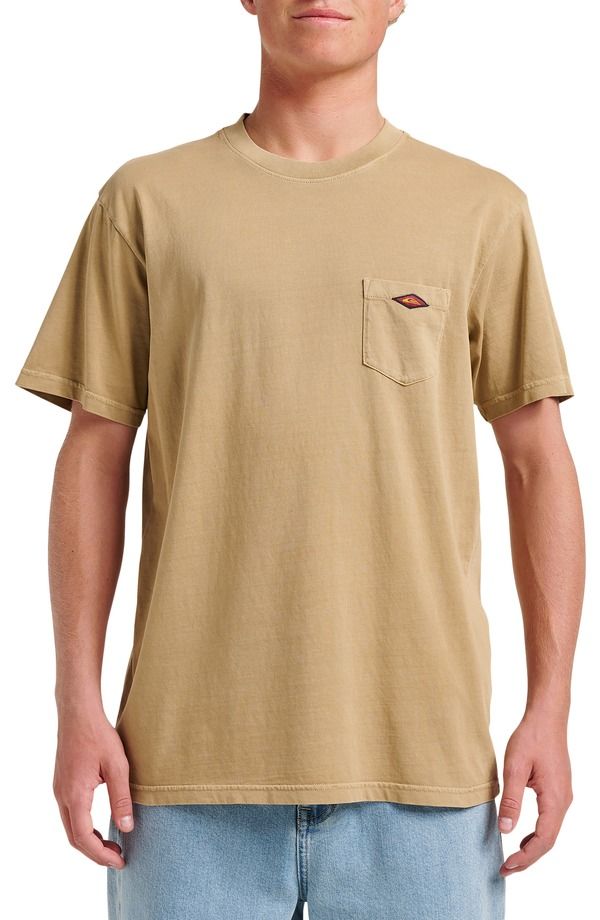 クイックシルバー メンズ トップス Tシャツ コットン Quiksilver Saltwater Cotton PocketShirt Elmwood