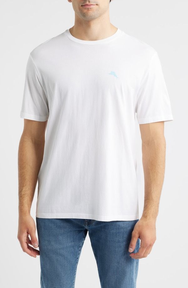 トッミーバハマ メンズ トップス Tシャツ グラフィック Tommy Bahama Swim Up Sips Graphic TShirt White ホワイト