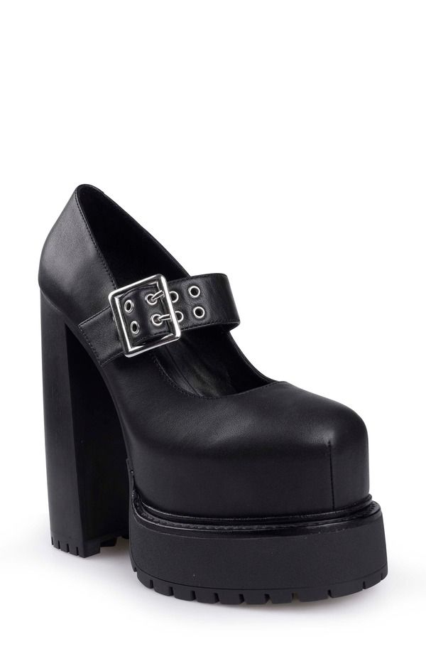 ジジ レディース シューズ ヒール プラットフォーム ZIGI Nay Mary Jane Platform Pump Black ブラック