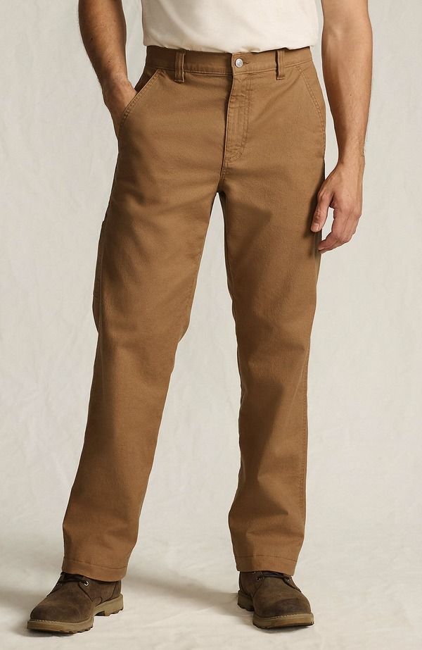 ランズエンド メンズ ボトムス カジュアルパンツ Lands End Carpenter Pant Canyon Camel キャメル