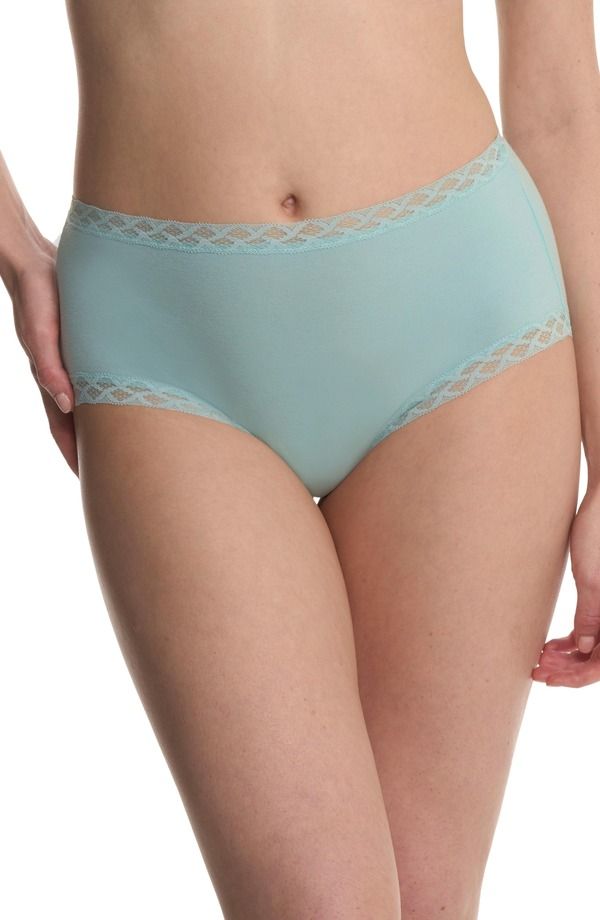 ナトリ レディース アンダーウェア パンツ コットン Natori Bliss Cotton Full Brief Blue Meadow ブルー