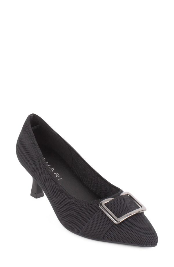 タハリ レディース シューズ ヒール Tahari Canterbury Kitten Heel Pump Black ブラック