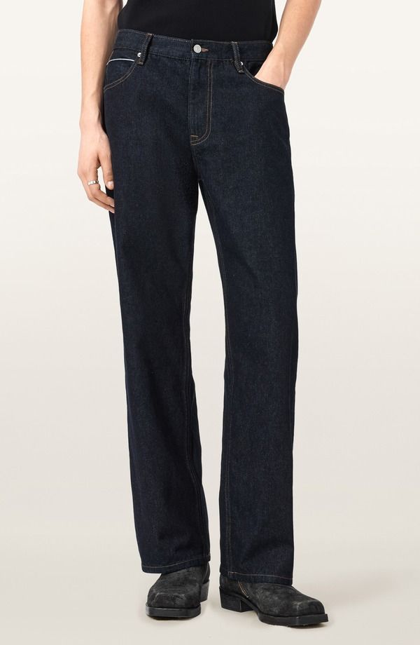 オールセインツ メンズ ボトムス デニムパンツ ストレート ジーンズ AllSaints Mullen Straight Leg Jeans Rinselvedge
