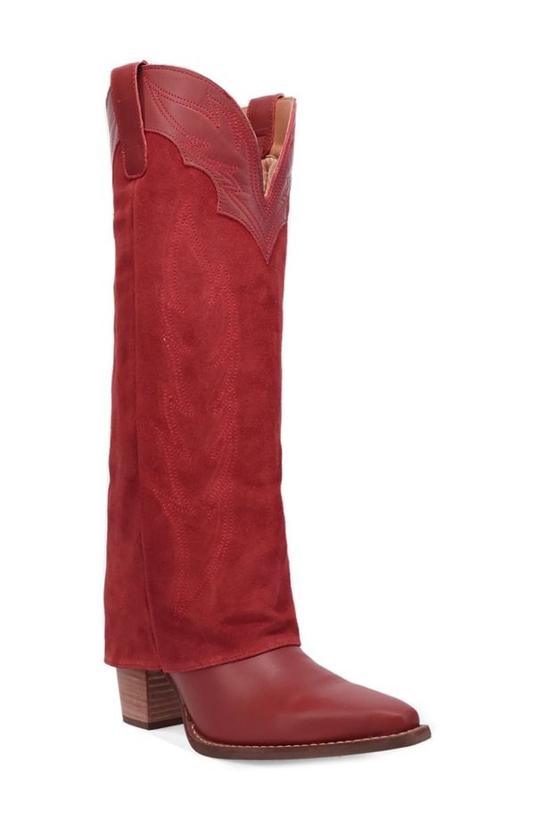 ディンゴ レディース シューズ ブーツ・レインブーツ Dingo Wild Fire Western Boot Red レッド