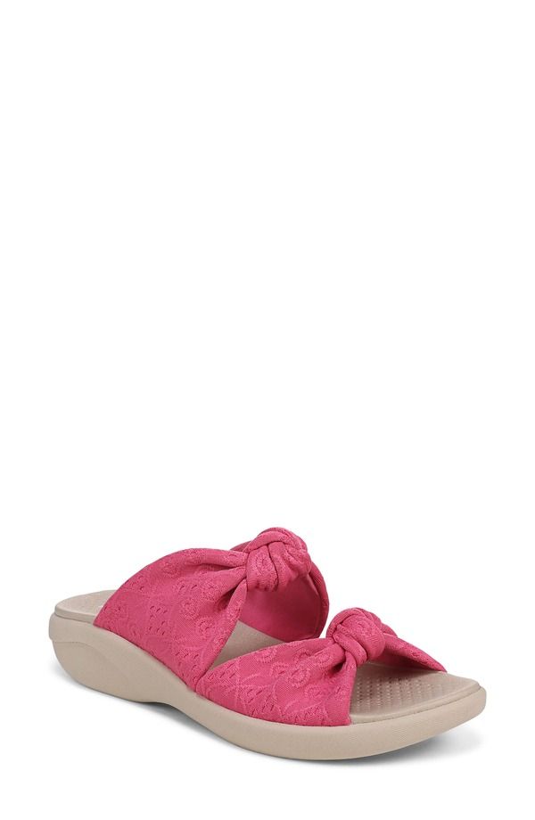 ライフストライド レディース シューズ ヒール サンダル LifeStride Caring Slide Sandal French Pink ピンク
