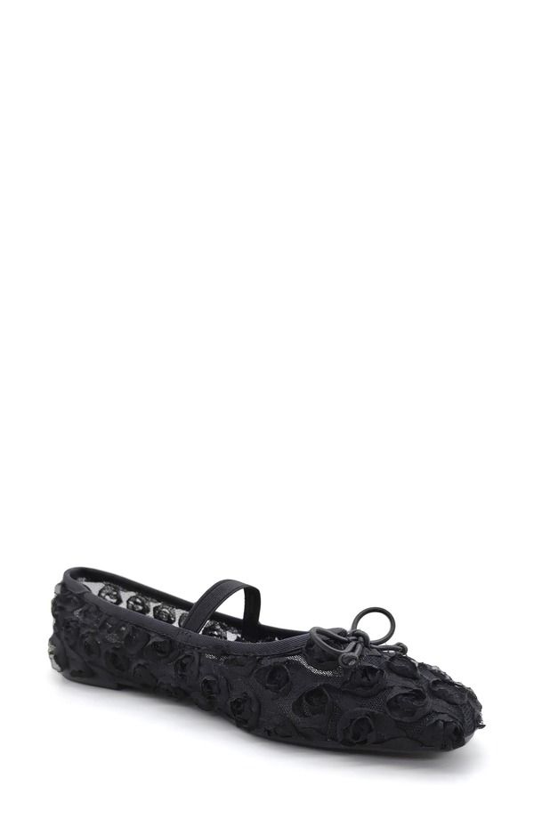 ケネスコール レディース シューズ パンプス Kenneth Cole Myra Mary Jane Flat Black Mesh ブラック