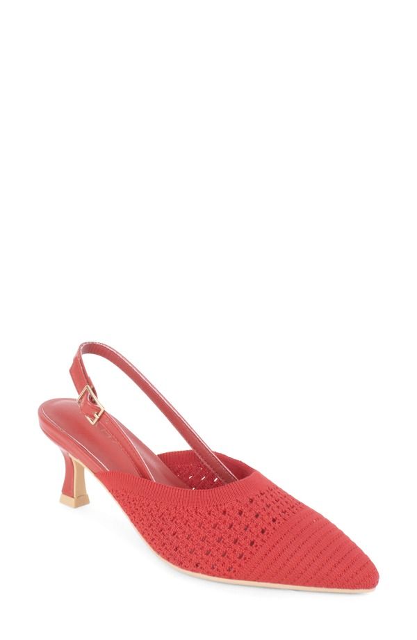 タハリ レディース シューズ ヒール Tahari Palermo Slingback Pump Red レッド
