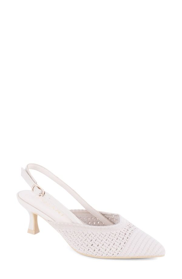 タハリ レディース シューズ ヒール Tahari Palermo Slingback Pump Natural