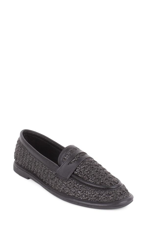 タハリ レディース シューズ スリッポン・ローファー Tahari Meadow Penny Loafer Black ブラック