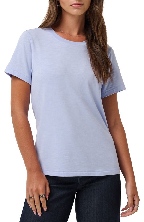 トラビスマヒュー レディース トップス シャツ クルーネック TravisMathew Cloud Crewneck TShirt Soft Blue ブルー