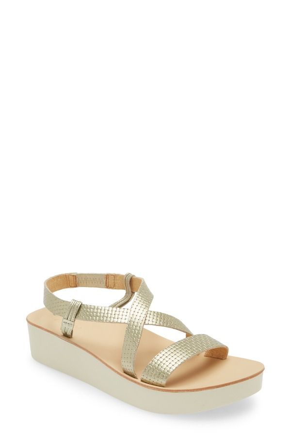 オルカイ レディース シューズ ヒール プラットフォーム サンダル OluKai Onohi Strappy Platform Sandal Bubbly White Sand ホワイト