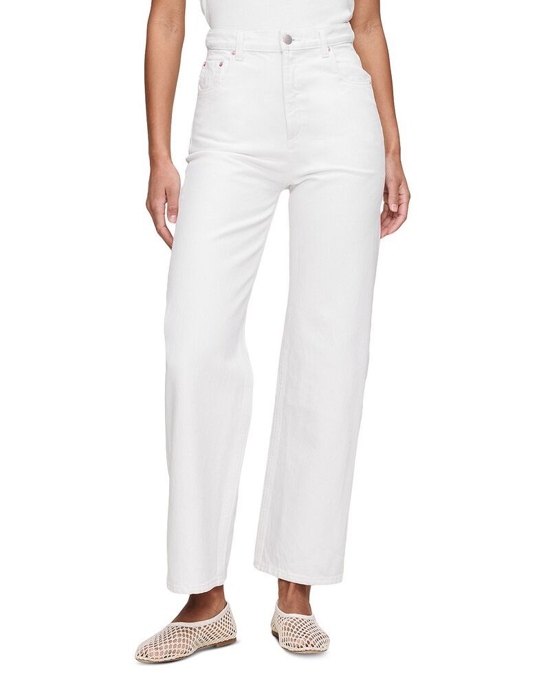 ディーエル 1961 レディース ボトムス デニムパンツ ワイドレッグ ジーンズ DL1961 Karmine Refined Wide Leg SculptSystem High Rise Jeans White ホワイト