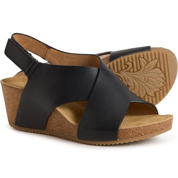 コンフォーティバ レディース シューズ サンダル レザー Comfortiva Eva Sandals Leather For Women Black ブラック