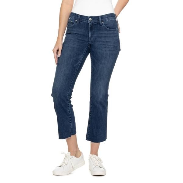 ラッキーブランド レディース ボトムス デニムパンツ クロップド ジーンズ Lucky Brand Sweet Kick Cropped Jeans Mid Rise Trail Up Wash