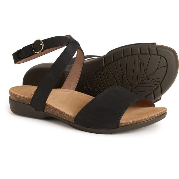 ダンスコ レディース シューズ サンダル アンクル レザー Dansko Rafferty Ankle Strap Sandals Leather For Women Black ブラック