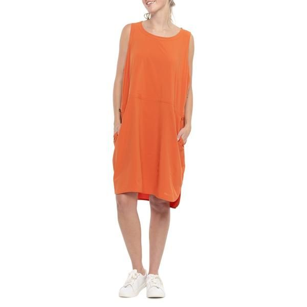 マーモット レディース トップス ワンピース プラスサイズ ノースリーブ Marmot Plus Elda Dress UPF 30 Sleeveless Amber アンバー