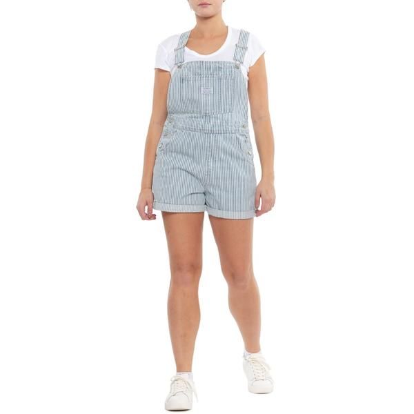 リーバイス レディース ボトムス ハーフパンツ・ショーツ ヴィンテージ トール Levis Vintage Shortalls Lt Indigo インディゴ