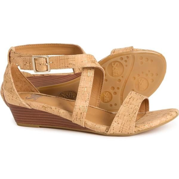 ソフト レディース シューズ サンダル レザー Sofft Innisandals Leather For Women GoldNatural ゴールド
