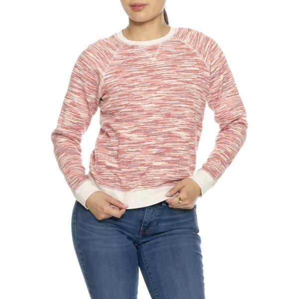 マリーン レイヤー レディース アウター パーカー・スウェット セーター Marine Layereversible Raglan Sleeve Sweaterose Space Dye