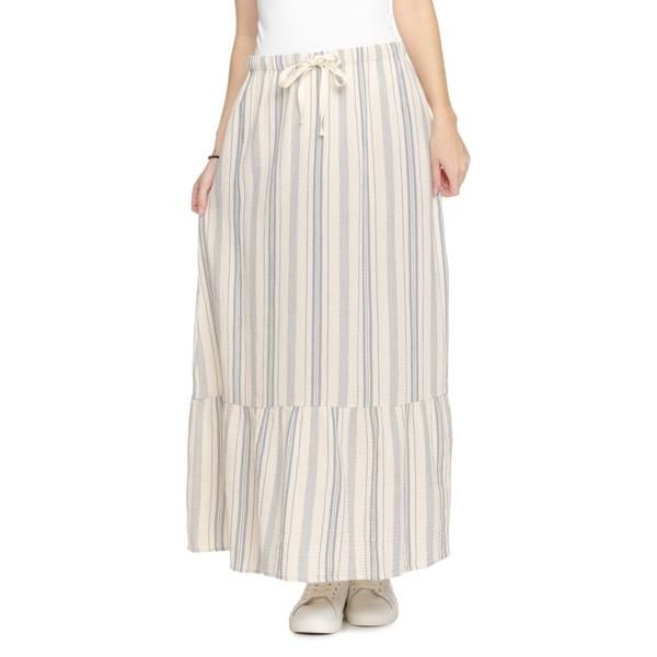 ファレティ レディース ボトムスカート コットン Faherty Dune Reeskirt Organicotton Aqua Sea Stripe アクア