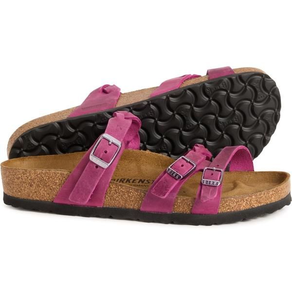 ビルケンシュトック レディース シューズ サンダル レザー Birkenstock Made in Germany Franca Braid Sandals Leather For Women Festival Fuchsia フューシャ