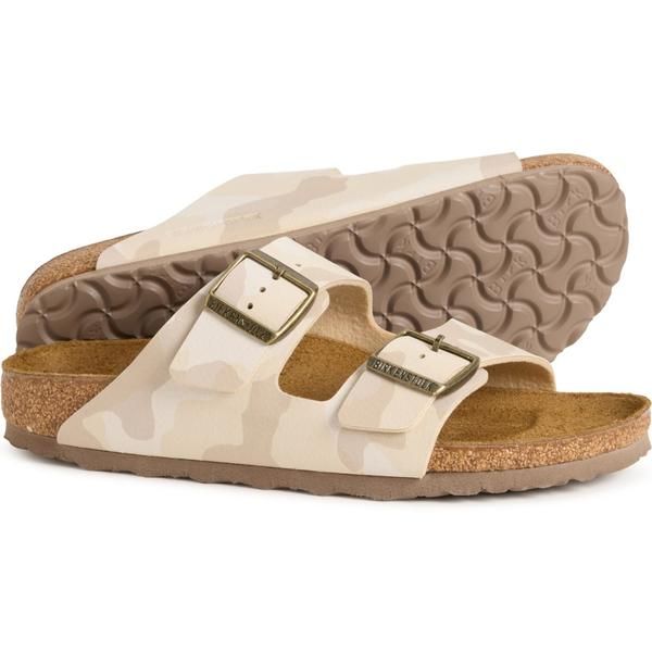 ビルケンシュトック レディース シューズ サンダル Birkenstock Made in Germany Arizona Birkoflor Sandals For Women Camo Sand サンド
