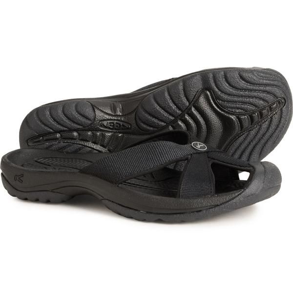 キーン レディース シューズ サンダル Keen Bali TG Slide Sandals For Women BlackSteel Grey ブラック
