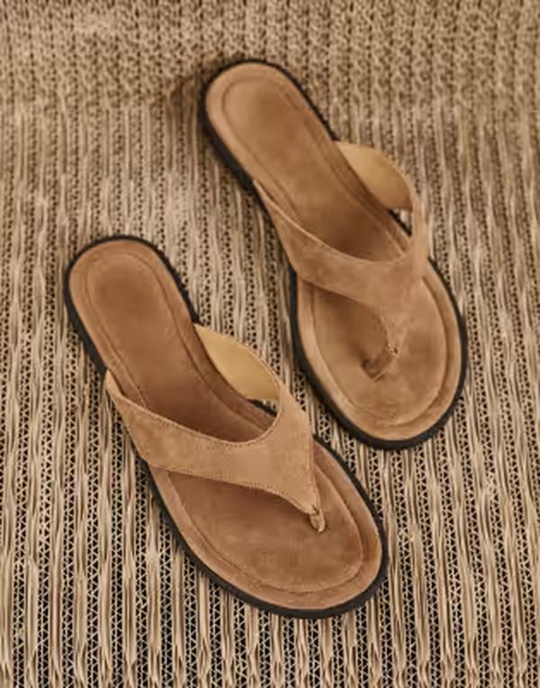 バガボンド レディース シューズ サンダル スエード Vagabond Zaida suede flip flops in sand サンド