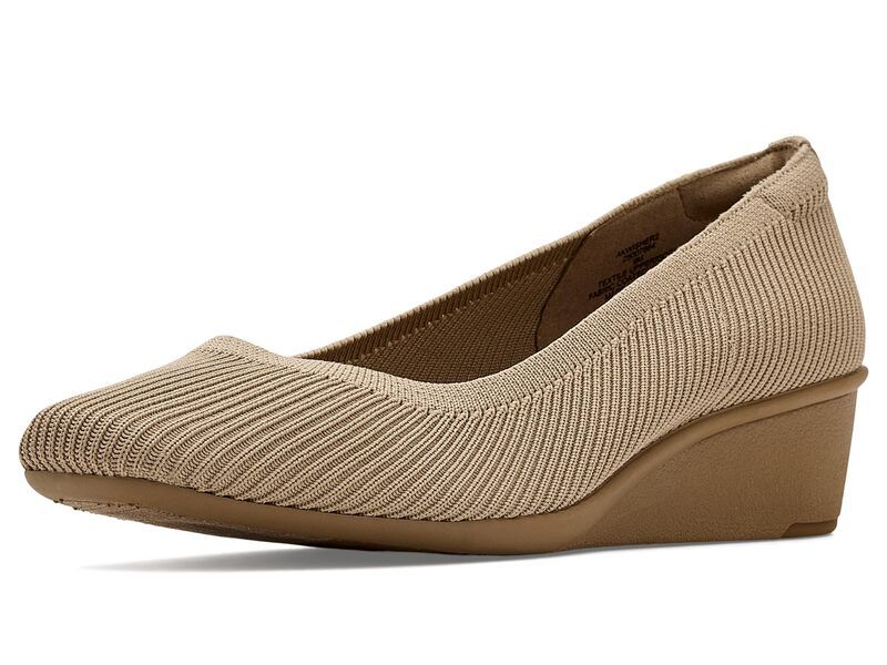 アンクライン レディース シューズ ヒール Anne Klein Wisher Tan Knit タン