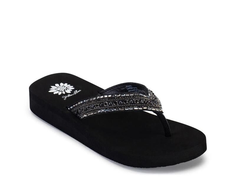イエローボックス レディース シューズ サンダル Yellow BoxJocasta Wedge Sandal Black ブラック
