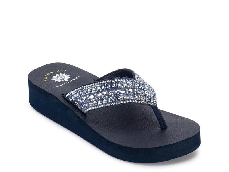 イエローボックス レディース シューズ サンダル Yellow BoxLaiken Wedge Sandal Navy ネイビー