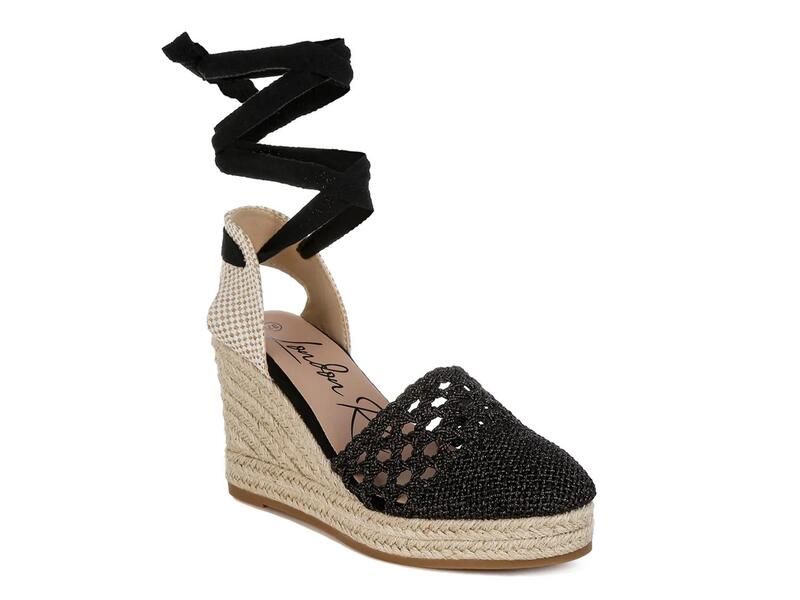 ロンドンラグ レディース シューズ サンダル London RagSea Breezespadrille Wedge Sandal Black ブラック