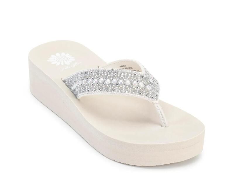 イエローボックス レディース シューズ サンダル Yellow BoxRamsey Wedge Sandal Sandstone イエロー