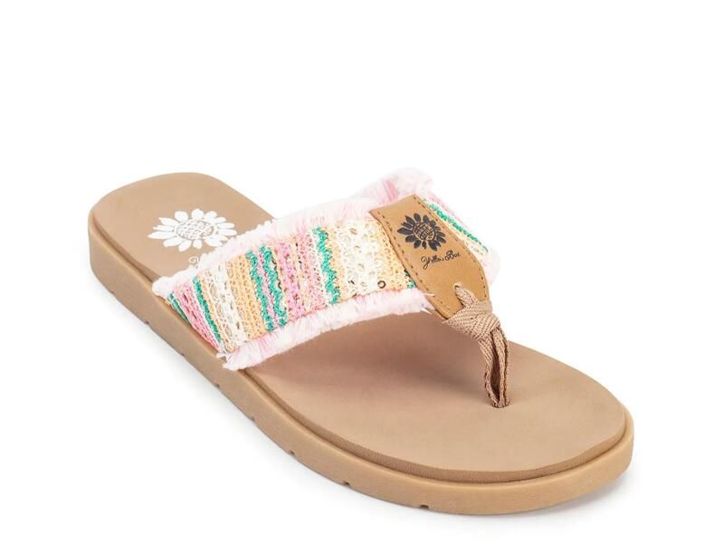 イエローボックス レディース シューズ サンダル Yellow BoxFlappy Sandal PinkMulticolor ピンク
