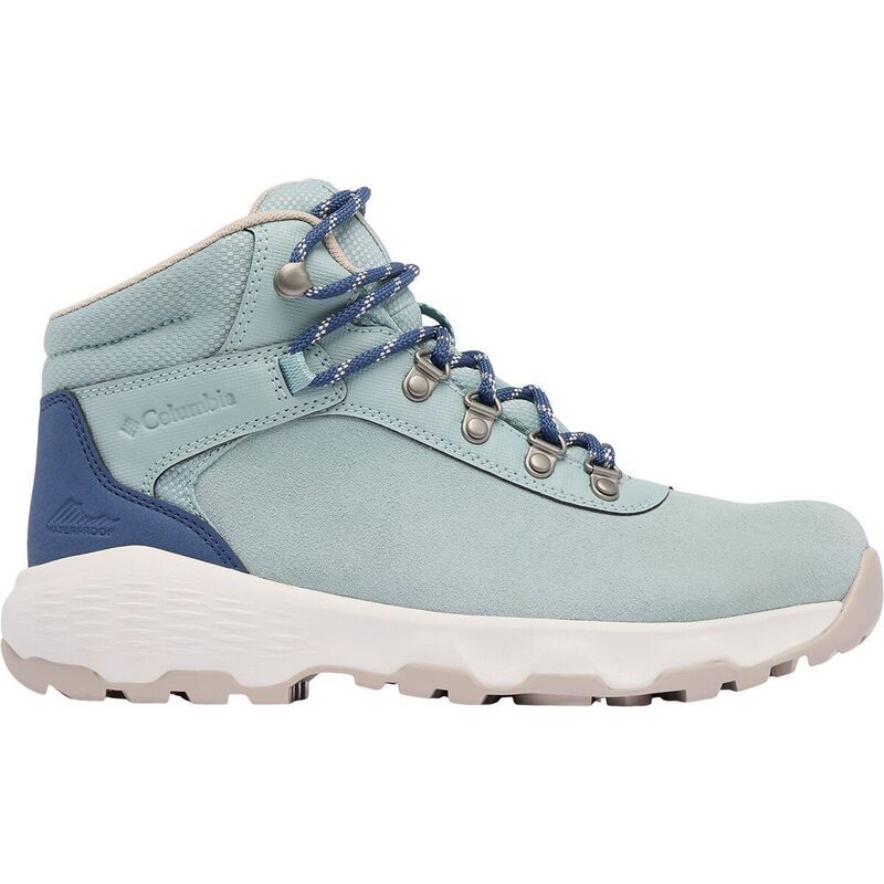 コロンビア レディース シューズ スニーカー Columbia Newton Wander Mid Hiking Shoe Womens Crushed BlueWhite Peach ホワイト
