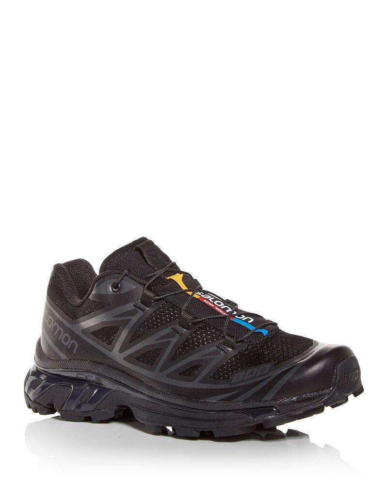サロモン レディース シューズ スニーカー Salomon UnisexT6 Running Sneakers BlackBlack ブラック