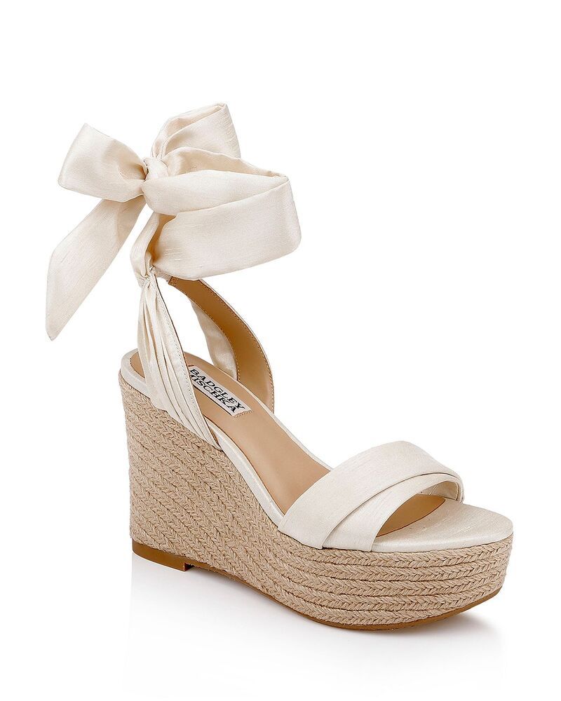 バッジェリーミシュカ レディース シューズ サンダル Badgley Mischka Womens Ximora Espadrille Sandals Cream クリーム