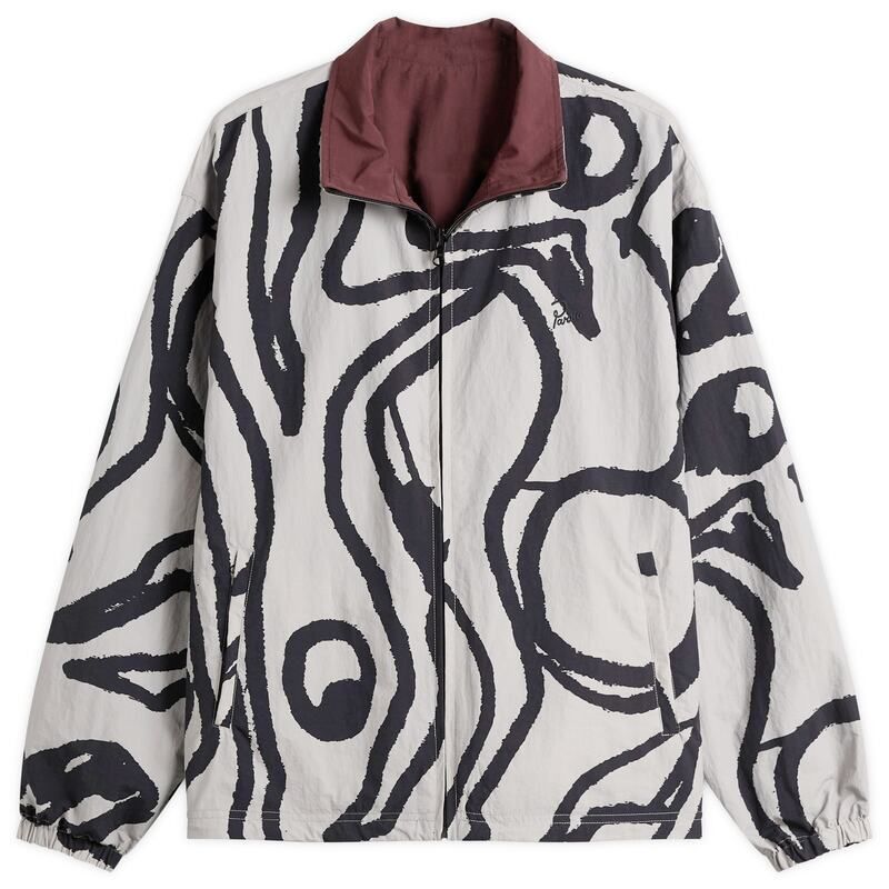 バイ パラ メンズ アウター パーカー・スウェット By Parra Freak Scene Reversible Track Top Grey グレー