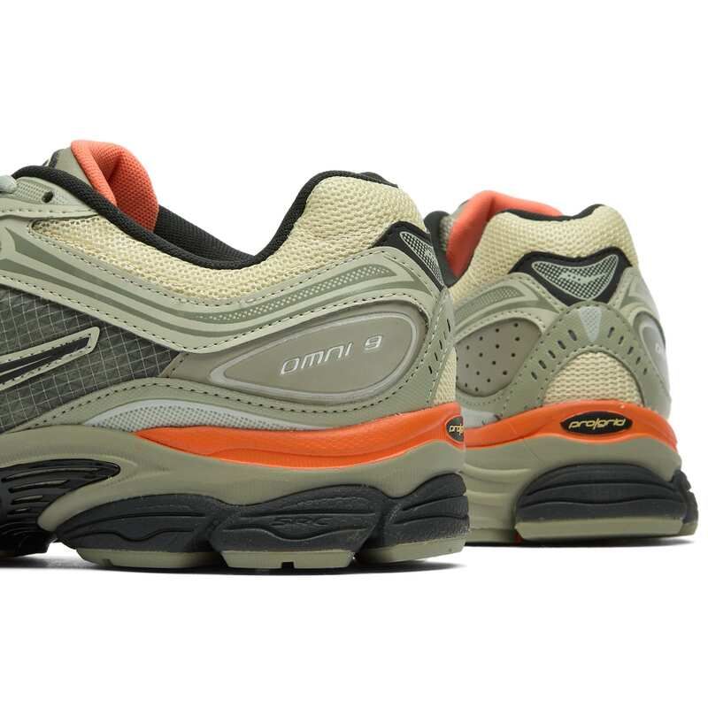 サッカニー メンズ シューズ スニーカー Saucony Progrid Omni 9 Sneaker Stone Alfalfa ストーン
