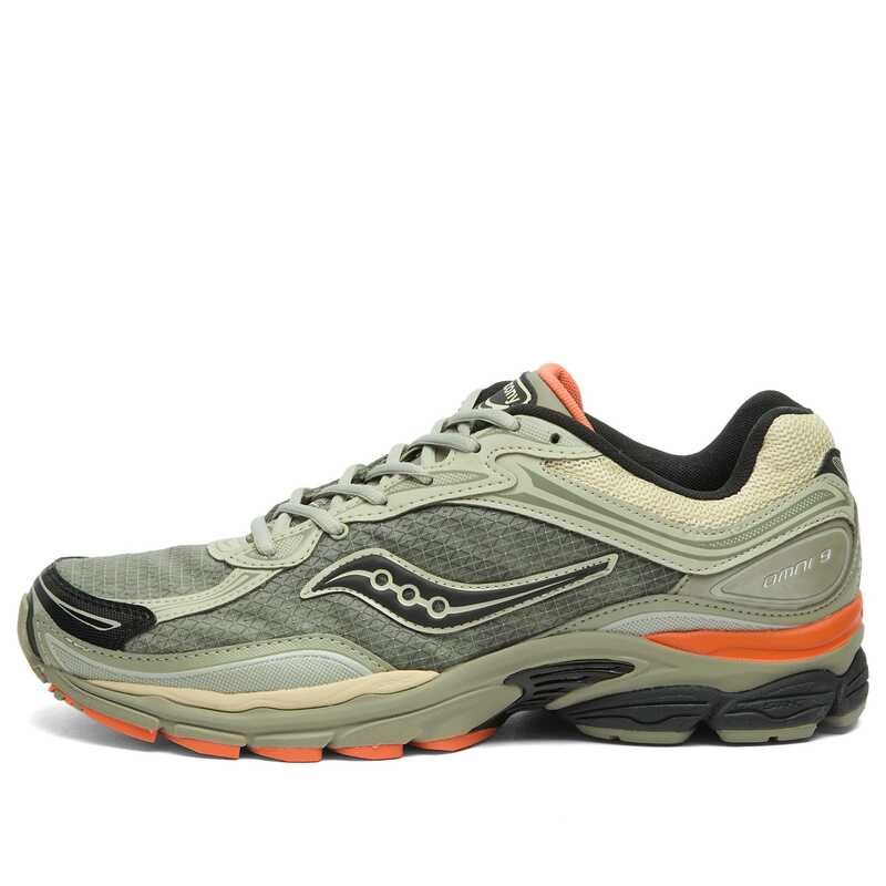 サッカニー メンズ シューズ スニーカー Saucony Progrid Omni 9 Sneaker Stone Alfalfa ストーン