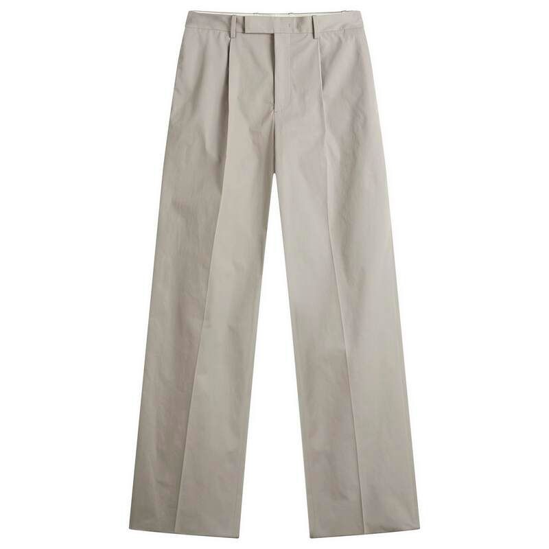 ジル・サンダー メンズ ボトムス カジュアルパンツ プリーツ コットン Jil Sander Cotton Pleated Trouser Ash Grey グレー
