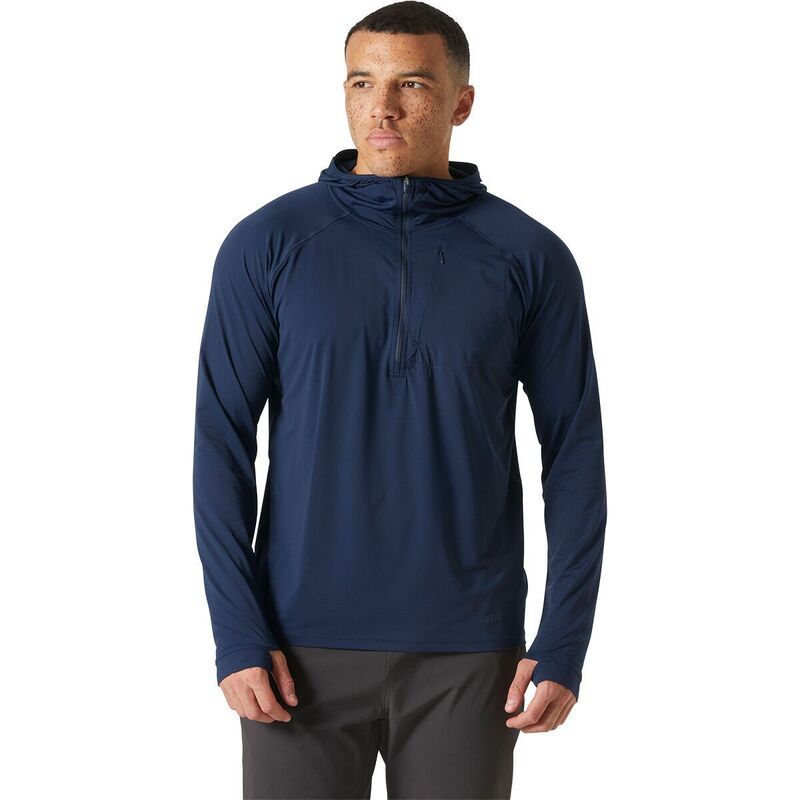 ヘリーハンセン メンズ アウター パーカー・スウェット Helly Hansen Shine Solen 12Zip Hoodie Mens Navy ネイビー