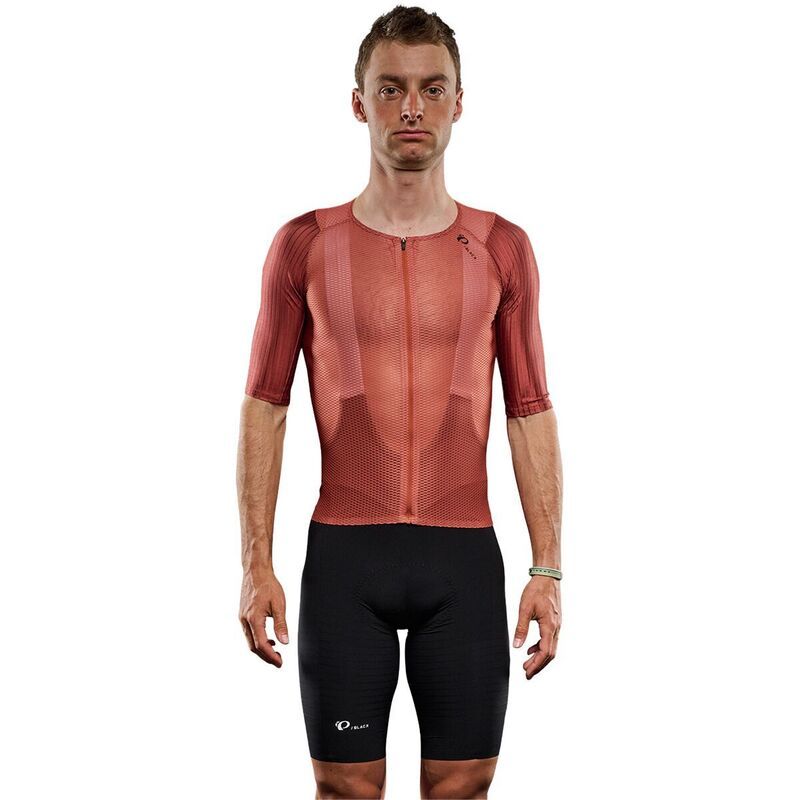 パールイズミ メンズ トップス Tシャツ メッシュ ジャージー PEARL iZUMi PIBlack MeshortSleeeve Jersey Mens AuburnSmoked Paprkia スモーク