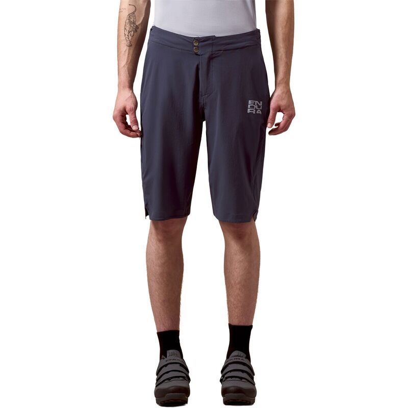 エンデュラ メンズ ボトムス ハーフパンツ・ショーツ Enduralltrack Ride Over Short Mens Carbon Grey グレー