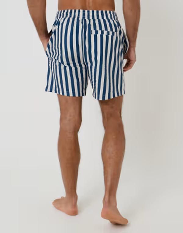 スリードベア メンズ 水着 ハーフパンツ・ショーツ ショートパンツ Threadbare swim shorts and white stripe BLUE ブルー